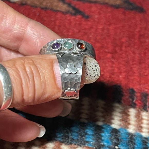 SOLD…..Rhodochrosite Sterling Ring - Picture 3 of 7